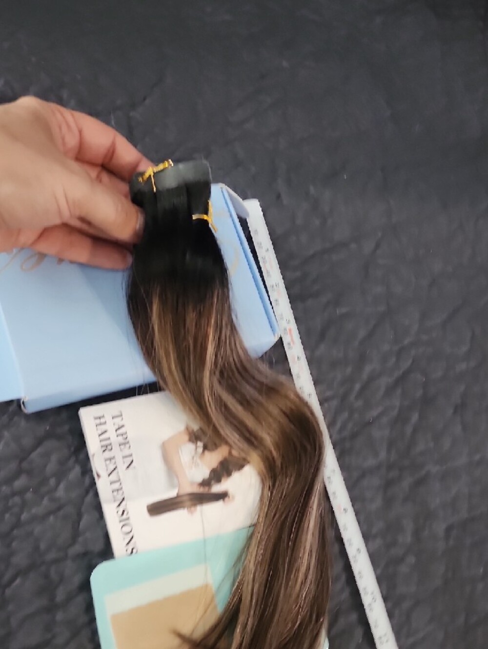 Tape-In Hair Extensions - Brown Blend - Picture 6 of 6